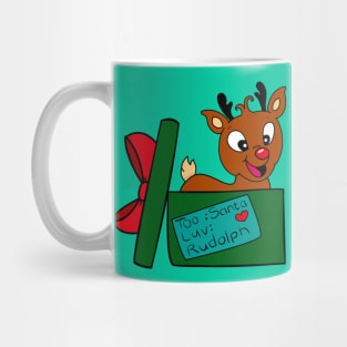 Too Santa, Luv Rudolph Mug